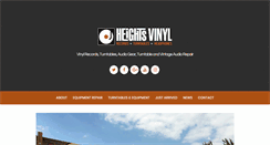 Desktop Screenshot of heightsvinyl.com